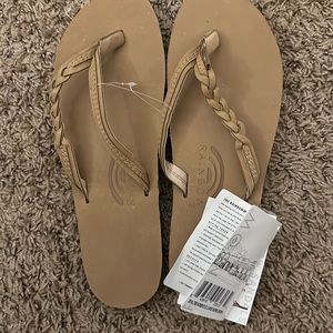 Rainbow Women's Leather 301 Flip Flops (XL)